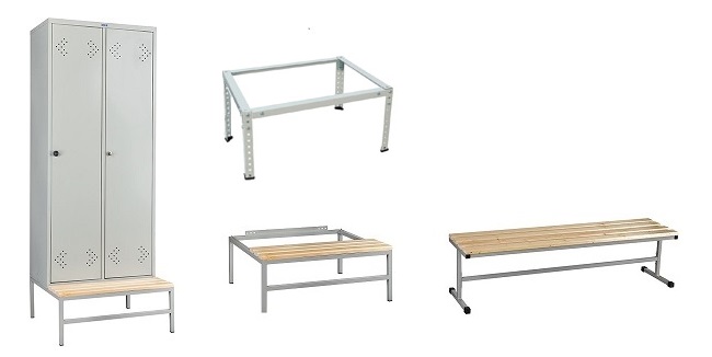 скамейки гардеробные и подставки