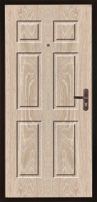 Дверь металлическая Б3 МАСТЕР 2050/850/70 R/L